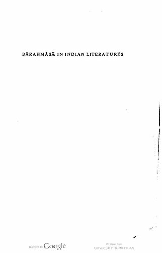 Barahmasa in Indian Literatures