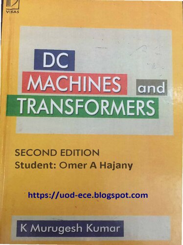 Dc Machines and Transformers