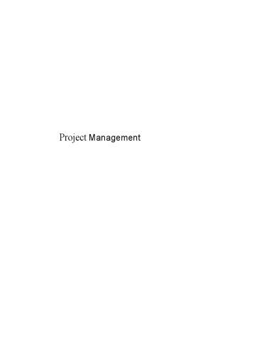 Project management