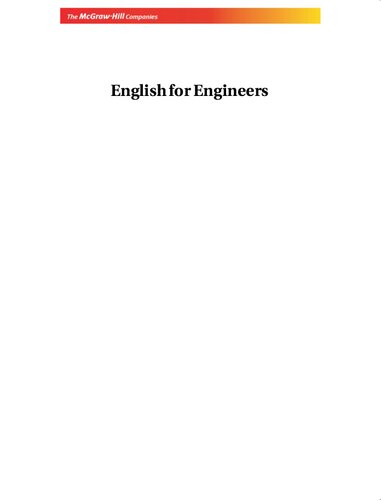 English for Engineers