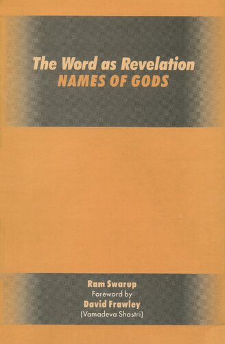 The Word as Revelation ; Names of Gods