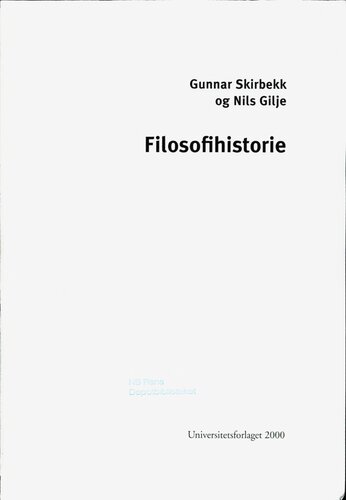 Filosofihistorie