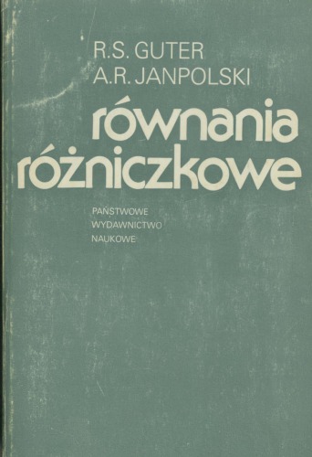 Równania różniczkowe