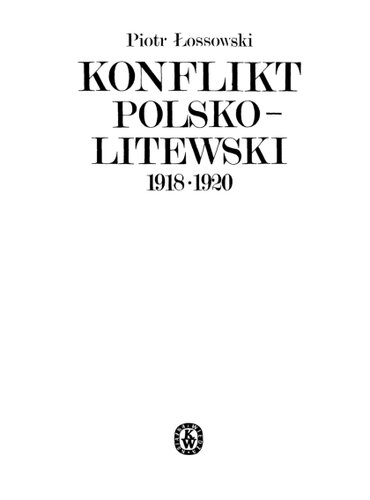 Konflikt polsko-litewski 1918 - 1920