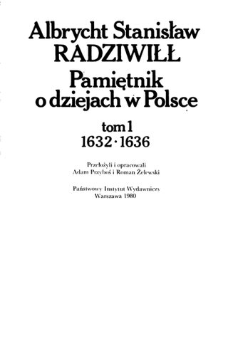 Pamiętnik o dziejach w Polsce