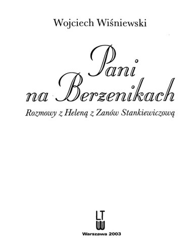 Pani Na Berzenikach