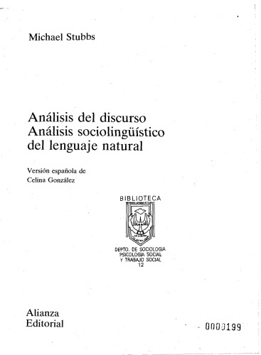 Analisis del Discurso