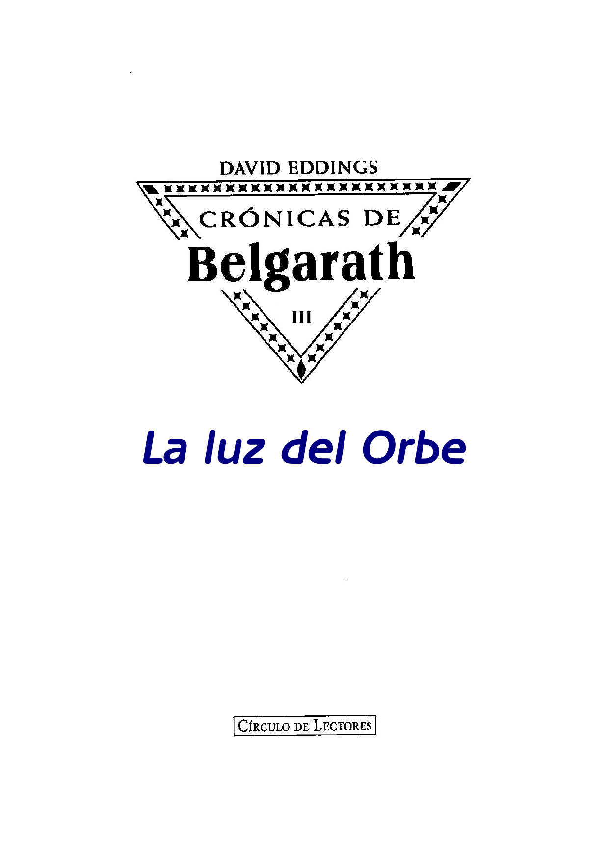 Crónicas de Belgarath