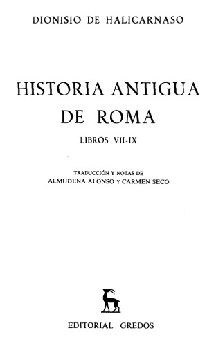 Historia Antigua de Roma - Libros VII - IX (Spanish Edition)