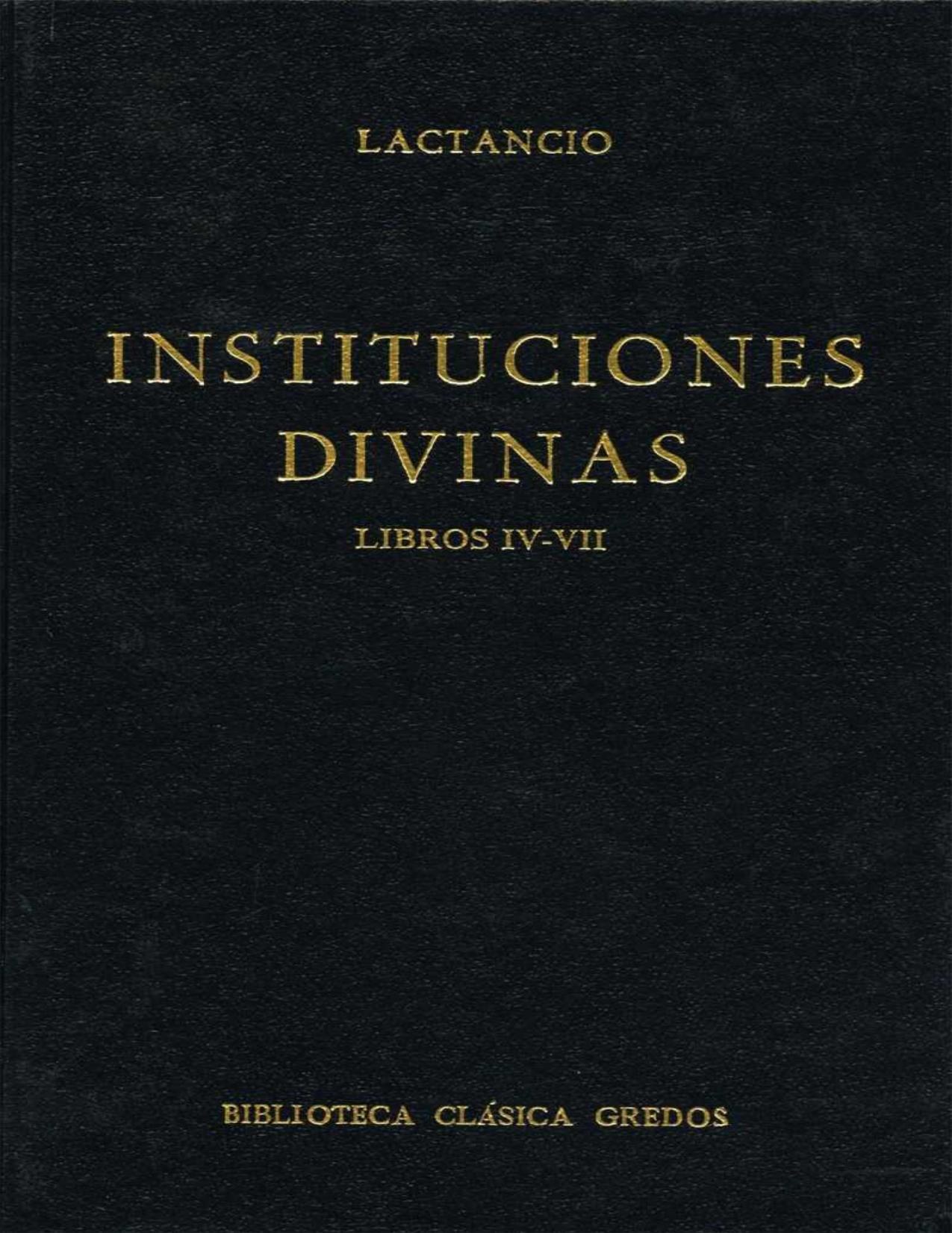 Instituciones divinas