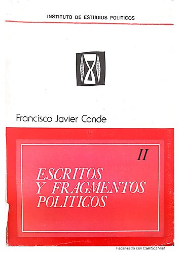 Escritos y fragmentos políticos. vol. 2