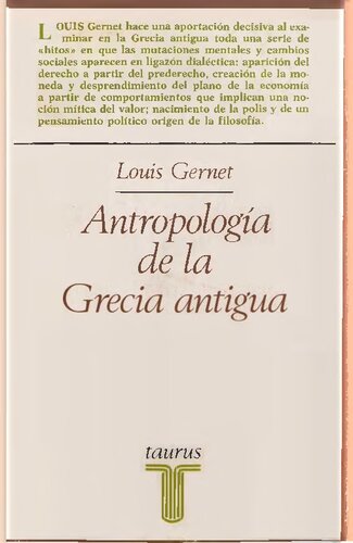 Antropología de la Grecia antigua