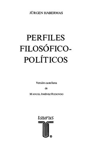 Perfiles filosófico-políticos