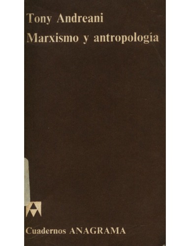 Marxismo y antropología