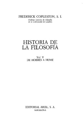 Historia de la Filosofía 5