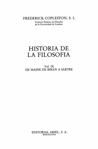 Historia de La Filosofia 9