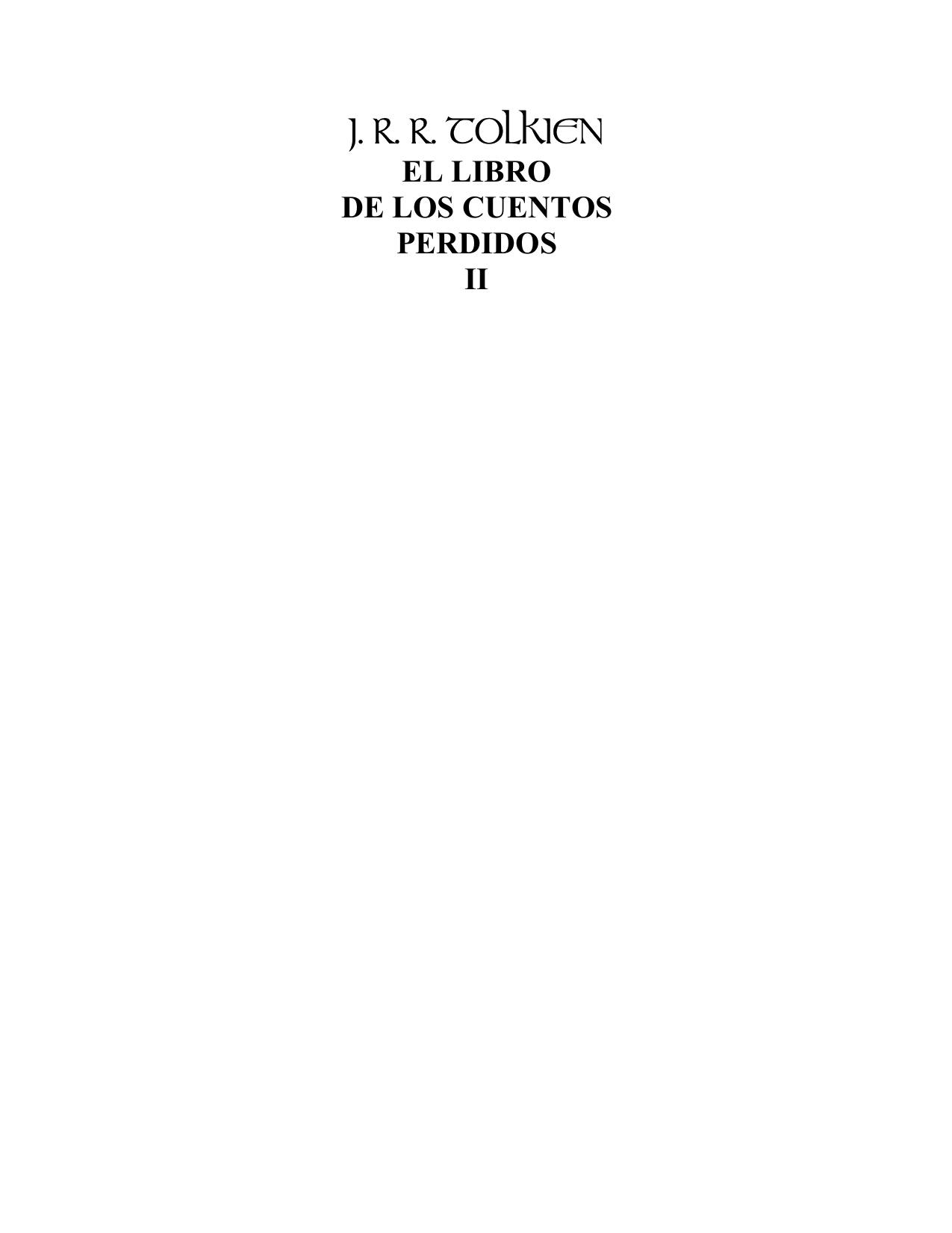 El libro de los cuentos perdidos, 2