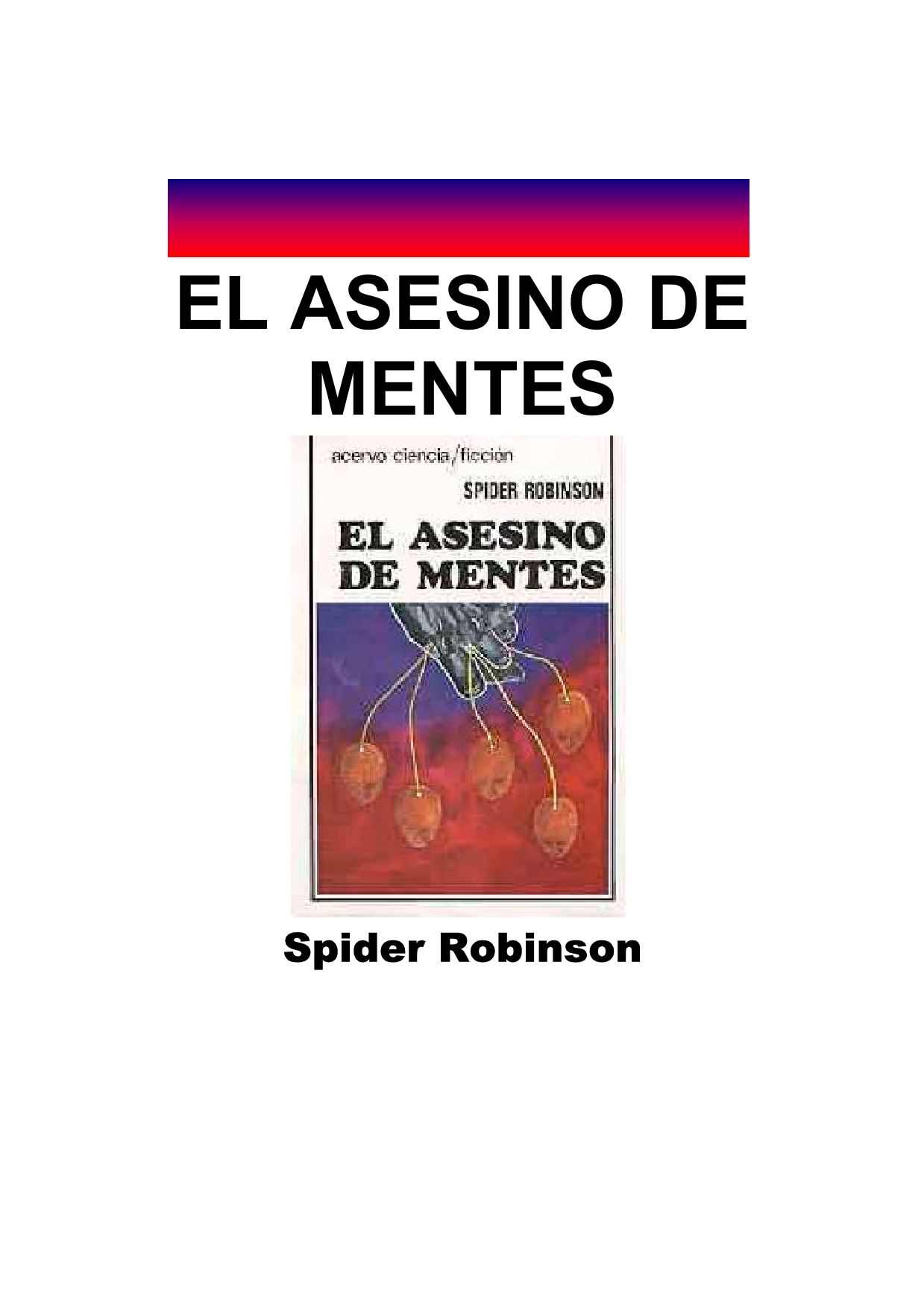 El Asesino de mentes