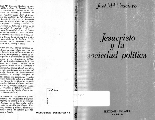 Jesucristo y la sociedad política