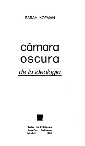 Cámara oscura de la ideología