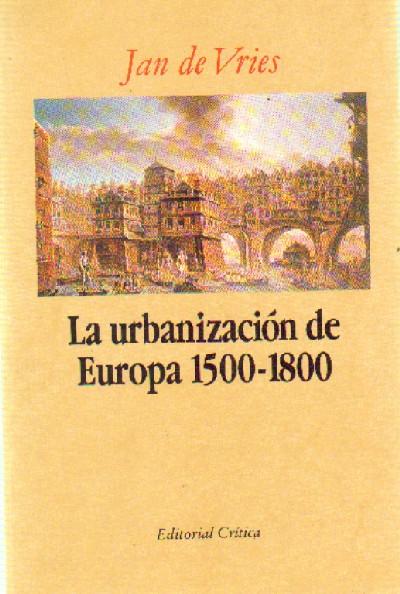 La urbanización de Europa, 1500-1800