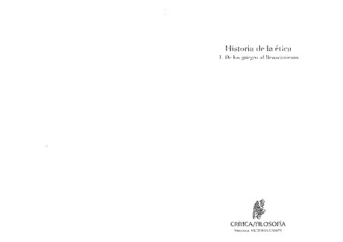 Historia de la ética