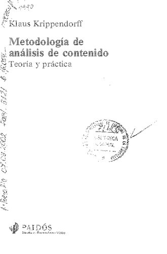 Metodologia De Analisis De Contenido