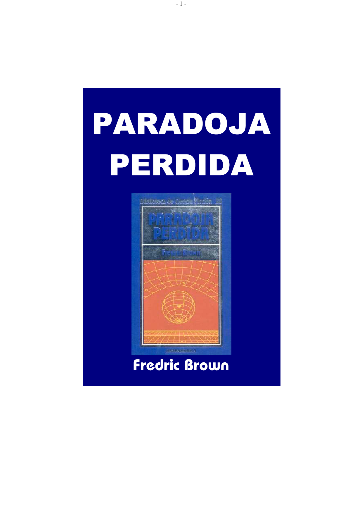 Paradoja perdida