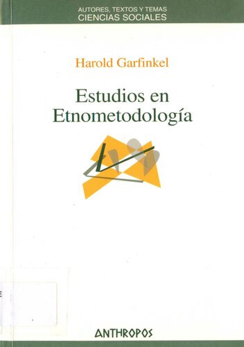 Estudios en etnometodología