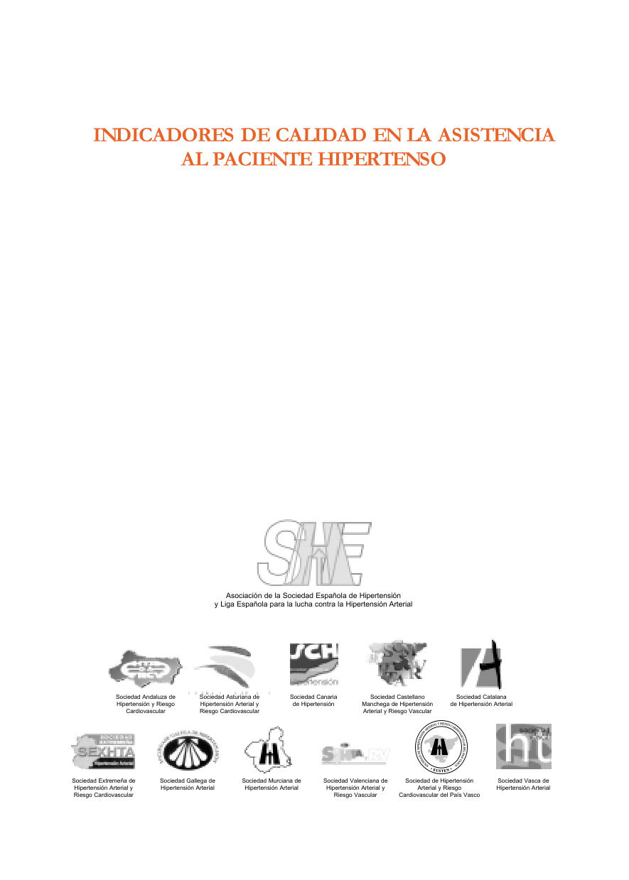 Indicadores de calidad en la asistencia al paciente hipertenso