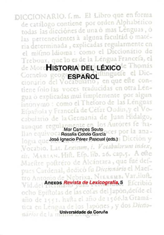 Historia del Lexico Espanol