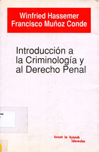 Introducción a la criminología y al derecho penal