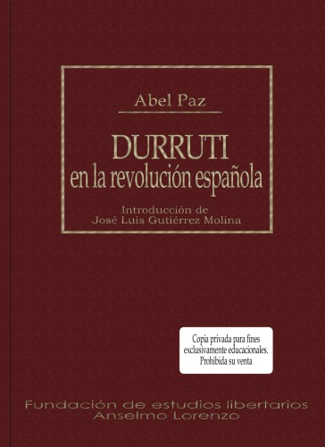 Durruti en la revolución española