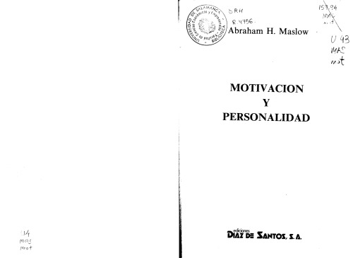 Motivacion y Personalidad