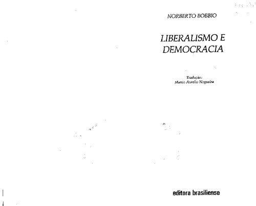 Liberalismo e Democracia