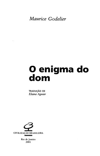 O Enigma do Dom