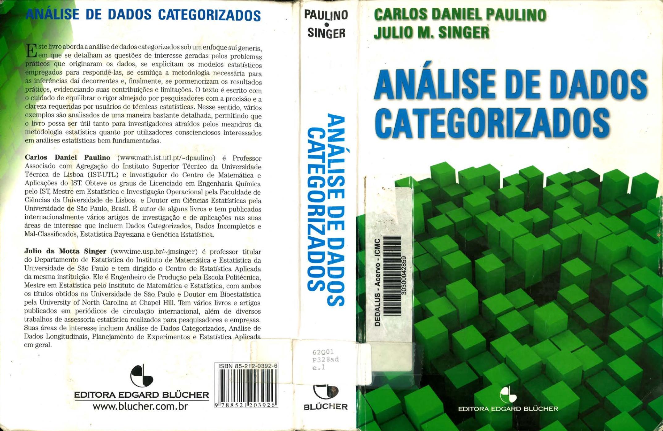 Análise de dados categorizados.