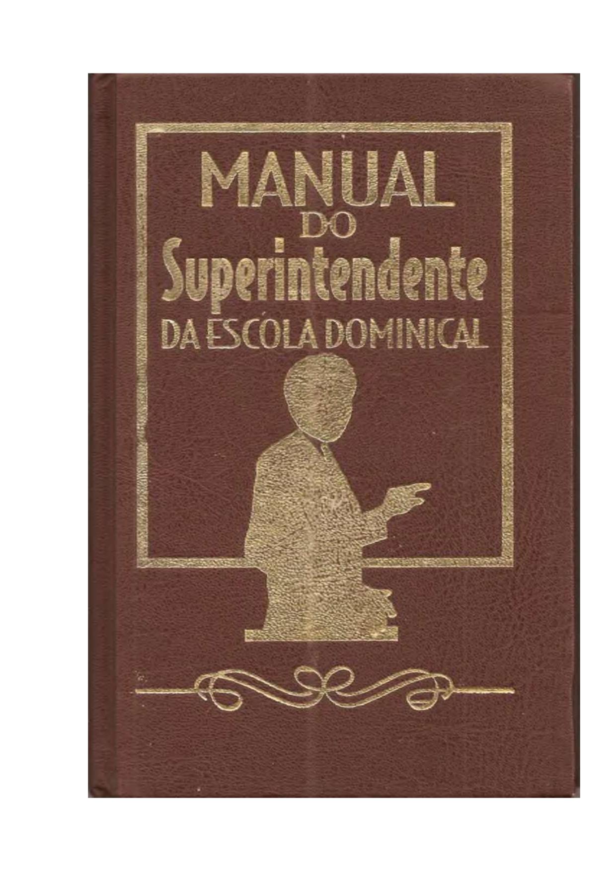 Manual do superintendente da escola dominical