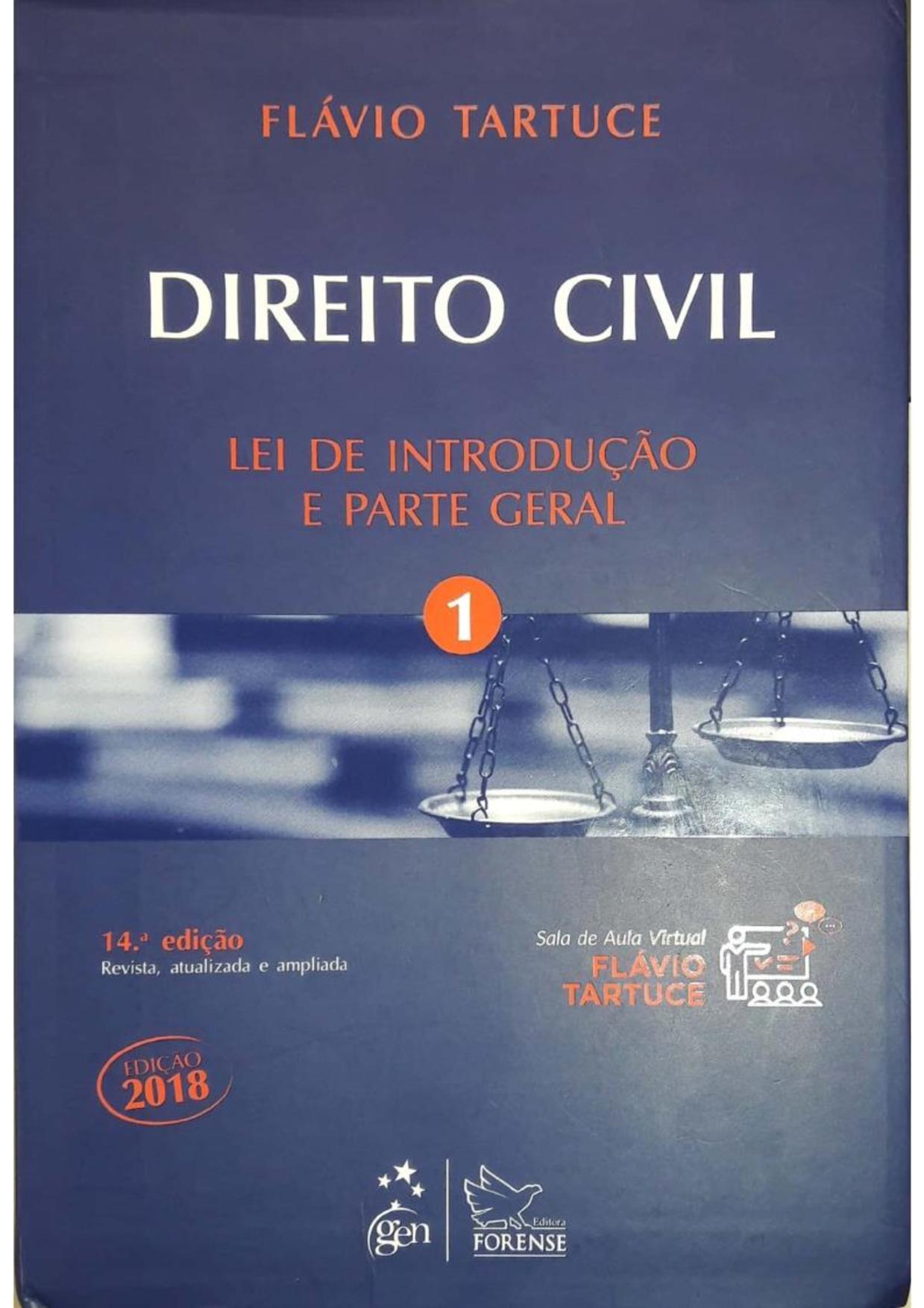 Direito civil: lei de introdução e parte geral