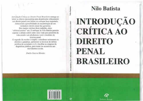 Introducao Crítica ao Direito Penal Brasileiro (Serie Direito brasileiro)