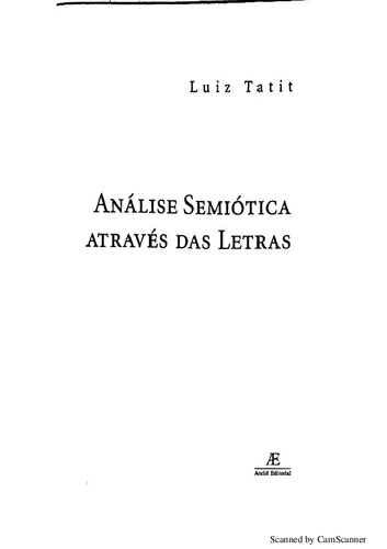 Análise semiótica através das letras