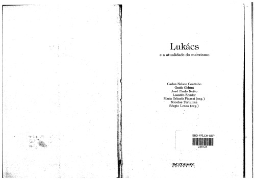 Lukács e a atualidade do marxismo