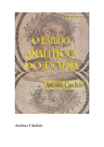 O estudo analítico do poema