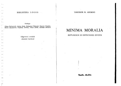 Minima Moralia