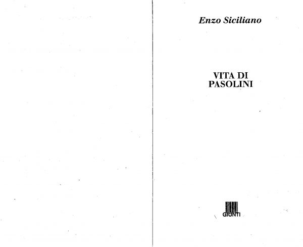 Vita di Pasolini