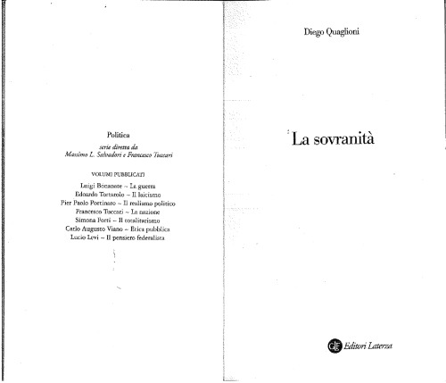 La sovranità