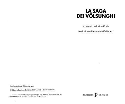 La saga dei Völsunghi