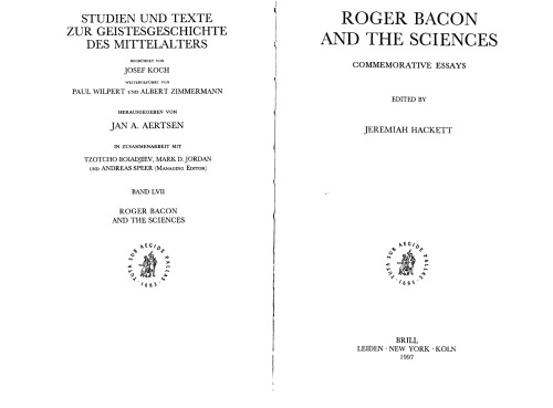 Roger Bacon and the Sciences