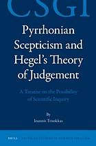 Pyrrhonian Scepticism and Hegel S Theory of Judgement