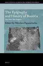 The Epigraphy and History of Boeotia